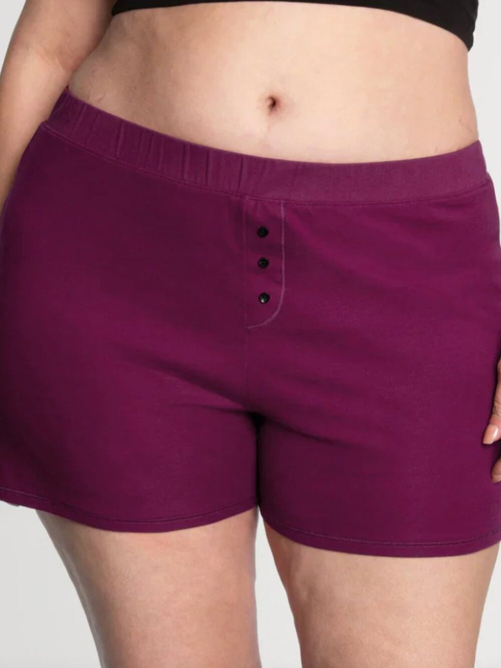 Thinx Period Ultra Soft Sleep Shorts in Plum, Size S NWOT